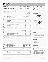 DataSheet IXTA06N120P pdf